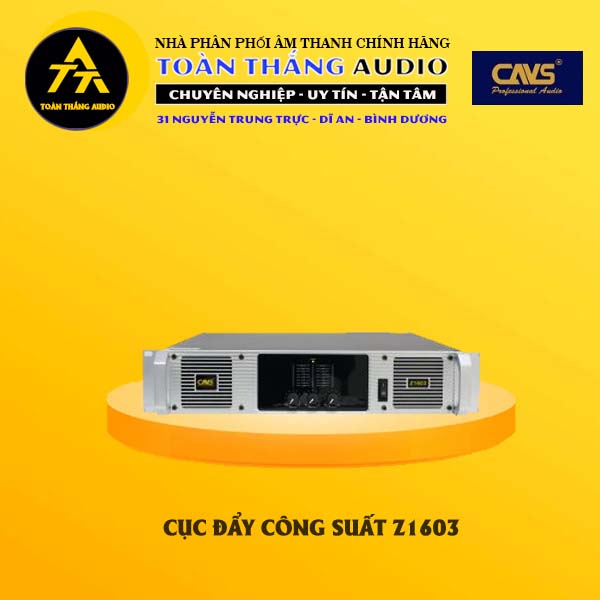 Cục Đẩy Công Suất CAVS Z1603 | Toàn Thắng Audio