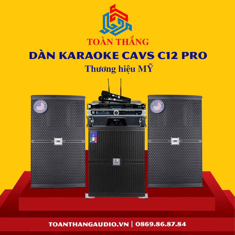 Dàn Karaoke Gia Đình CAVS C12 Pro