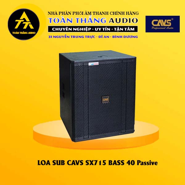 Loa Sub CAVS SX715 Bass 40 Passive Giá Tốt | Toàn Thắng Audio
