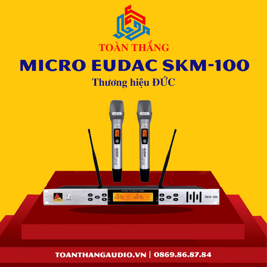Micro Karaoke EUDAC AUDIO SKM-100 | Toàn Thắng Audio
